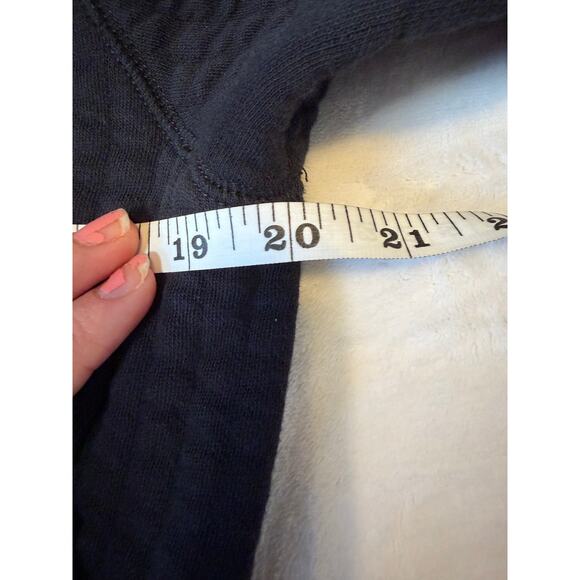 Offline by Aerie Hoodie Quilted Cropped Warm Black Pullover Cozy Small - Picture 7 of 8